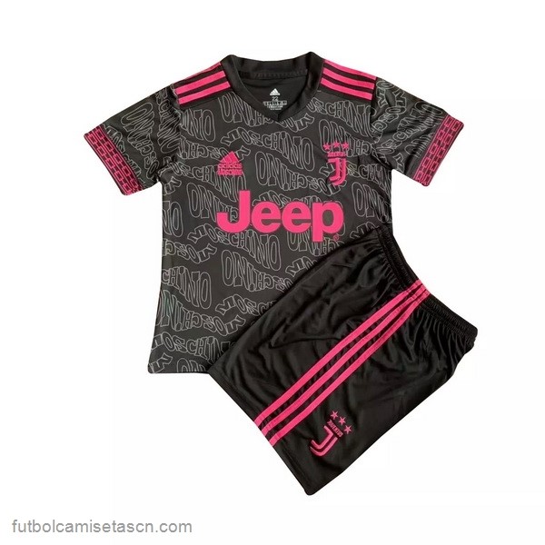 Camiseta Juventus Especial Niño 2021/22 Negro Rosa